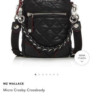 MZ Wallace Micro Crosby Crossbody Black